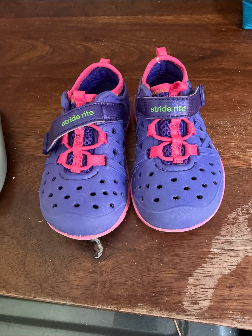Stride Rite Purple and Pink Kids Water Shoe